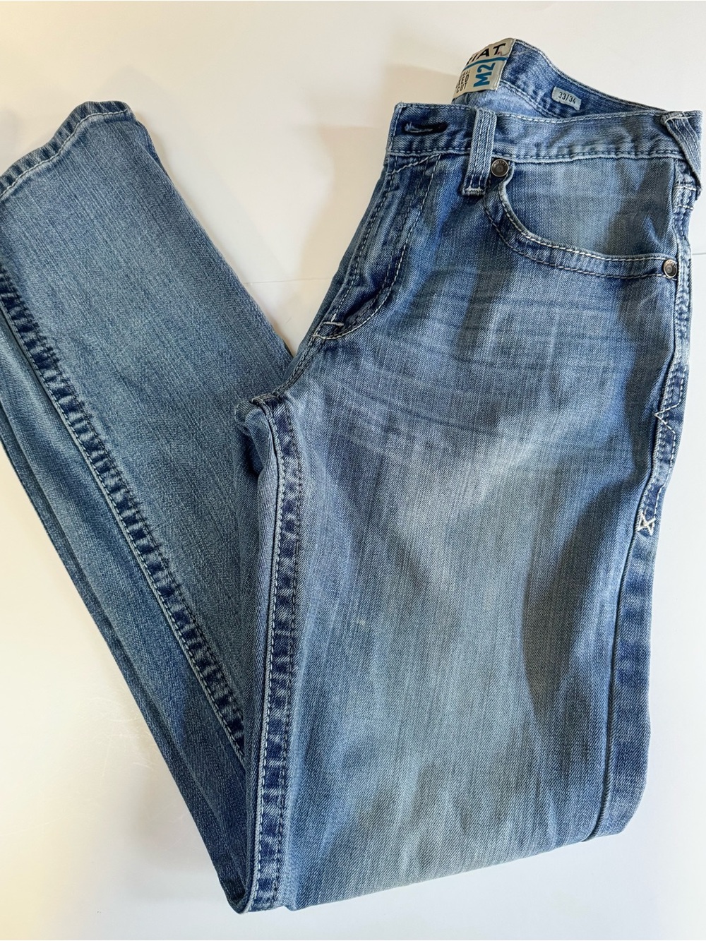 NWT! Ariat M2 Men’s Traditional Relaxed Bootcut Jeans Size 33x34 Stirling Wash